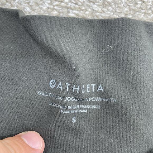 Athleta Salutation Jogger In Powervita Small Pull On Women Stretch 27" In 48-11 - Picture 3 of 6